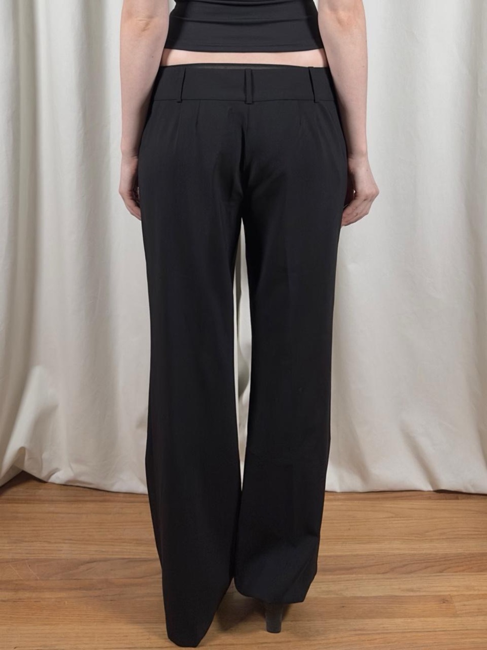 Low Rise Bootcut Slacks - Picture 4 of 8